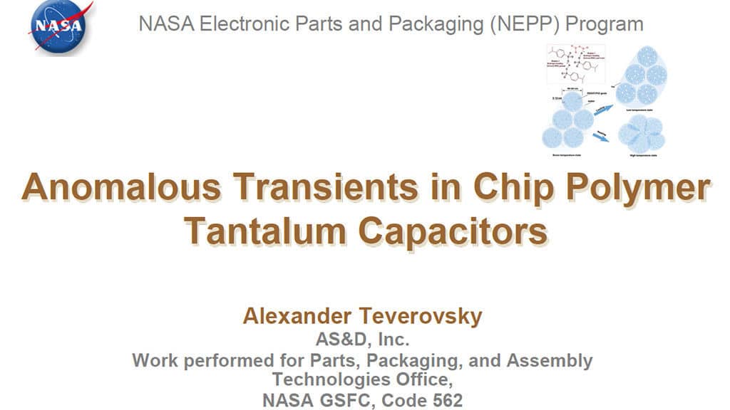 Anomalous Transients in Chip Polymer Tantalum Capacitors