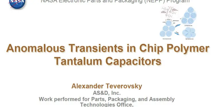 Anomalous Transients in Chip Polymer Tantalum Capacitors