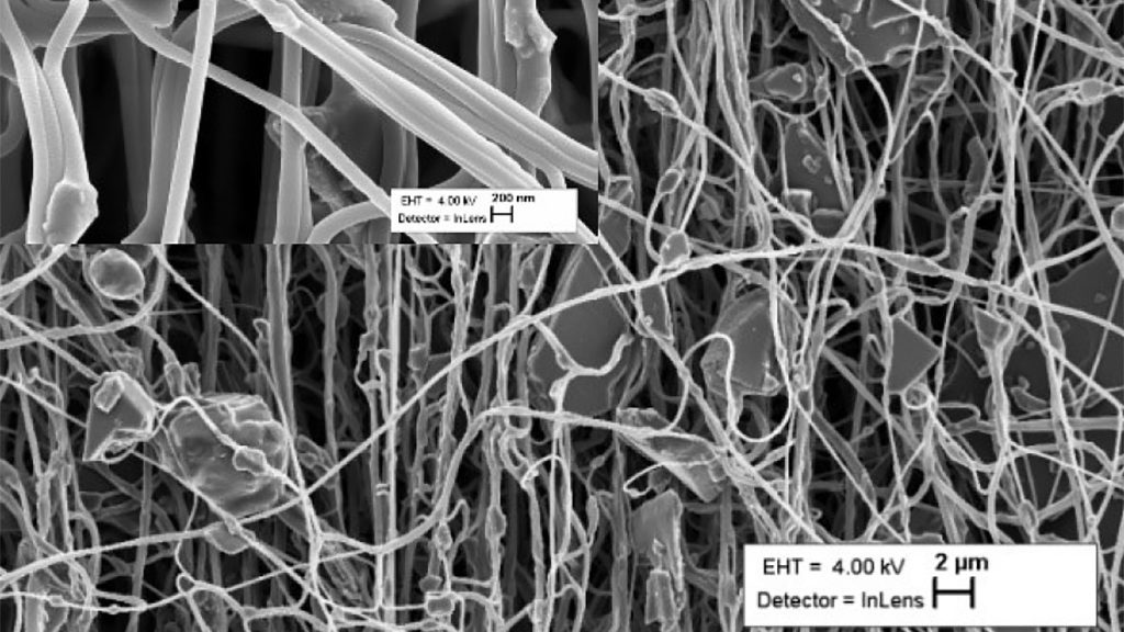 EDLC Durable Electrodes and Capacitor for High Frequency Applications