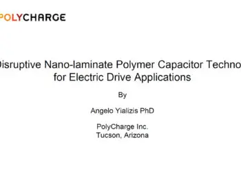 A Disruptive DC-Link Capacitor Technology for Use in Electric Drive Inverters