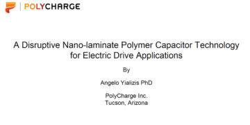 A Disruptive DC-Link Capacitor Technology for Use in Electric Drive Inverters