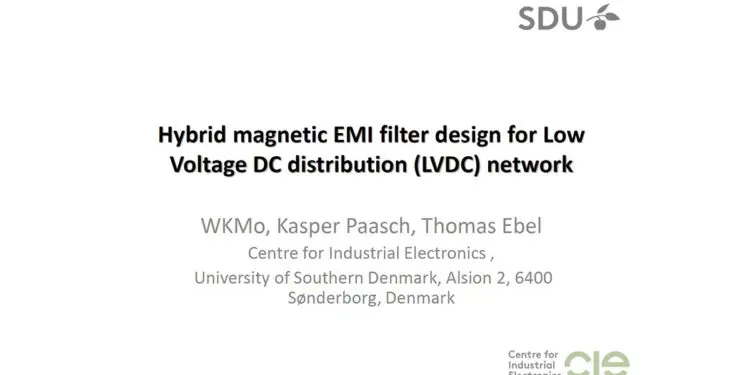 High-Efficient New Hybrid Magnetic EMI Filter Design for Low Voltage DC Distribution
