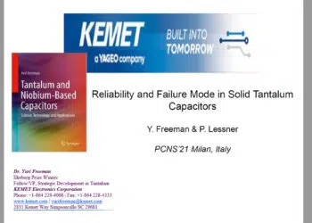 Reliability and Failure Mode in Solid Tantalum Capacitors