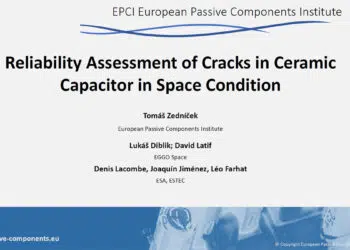 Reliability Assessment of Cracks in Ceramic Capacitor in Space Condition