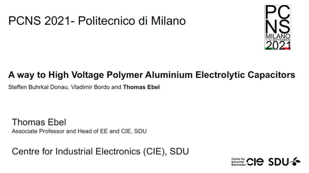 A way to High Voltage Polymer Aluminium Electrolytic Capacitors