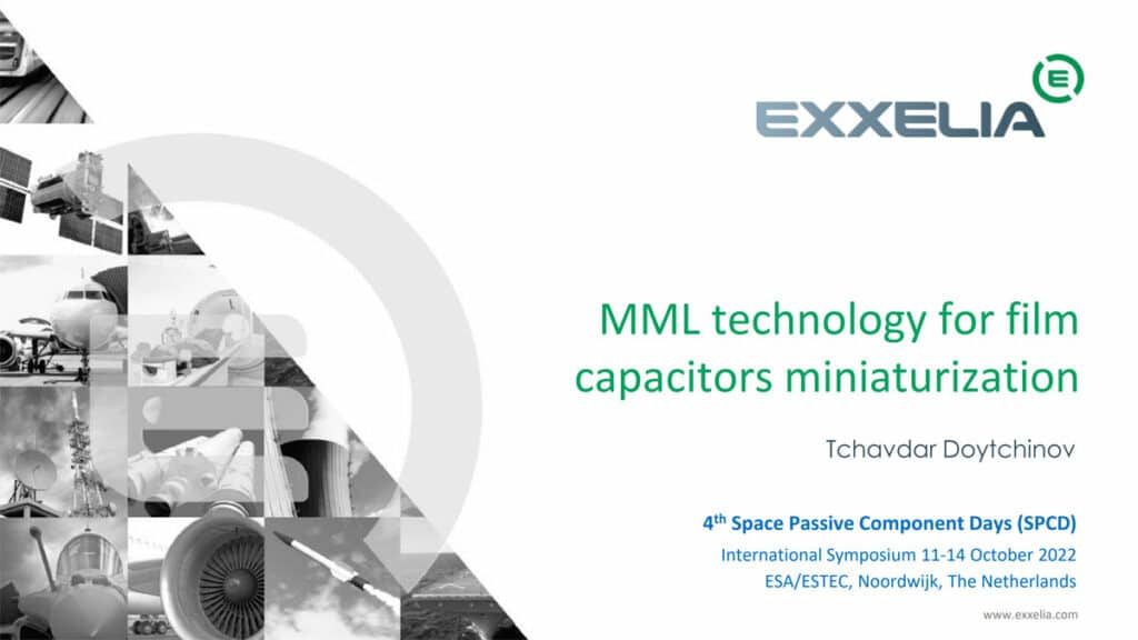 Exxelia MML Miniature Micro-Layer High Energy Film Capacitors for Space Applications