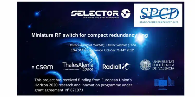 Miniature RF Switch MEMR for Compact Redundancy Ring