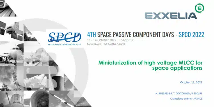 Miniaturization of High Voltage MLCC for Space Applications