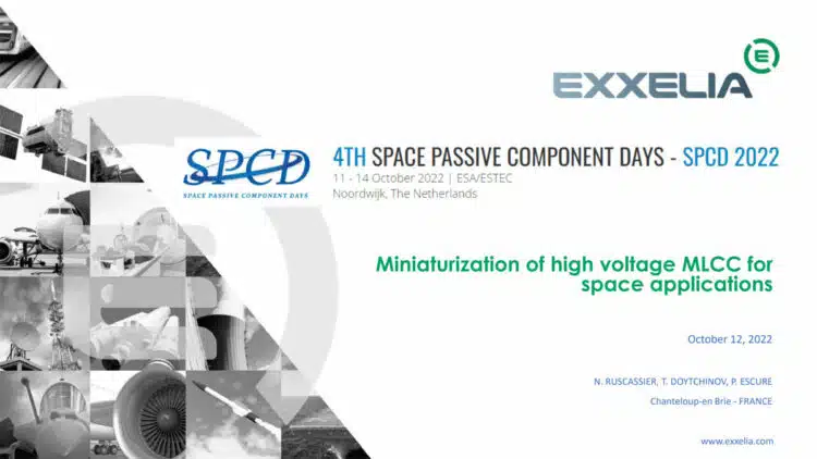 Miniaturization of High Voltage MLCC for Space Applications