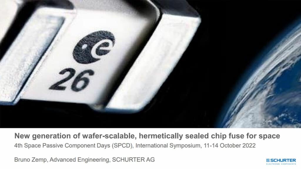 New Generation of Wafer-Scale, Hermetically Sealed Chip Fuse for Space Applications