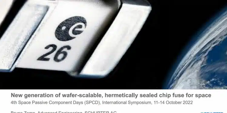 New Generation of Wafer-Scale, Hermetically Sealed Chip Fuse for Space Applications