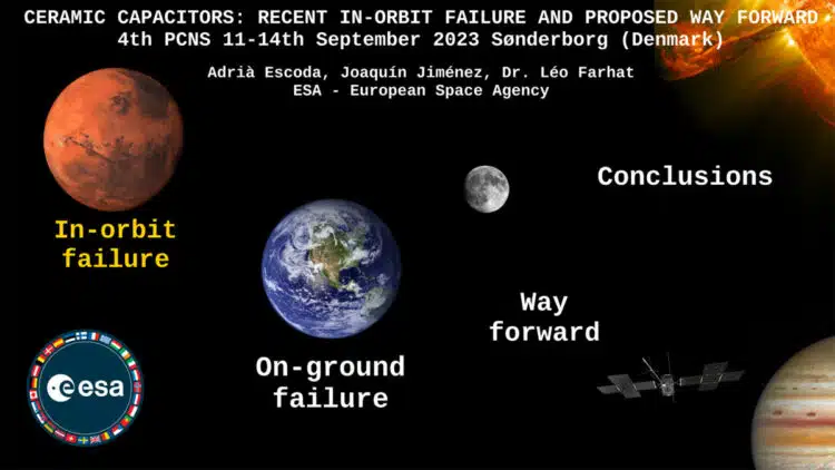 Ceramic Capacitors: Recent in-Orbit Failure and Proposed Way Forward