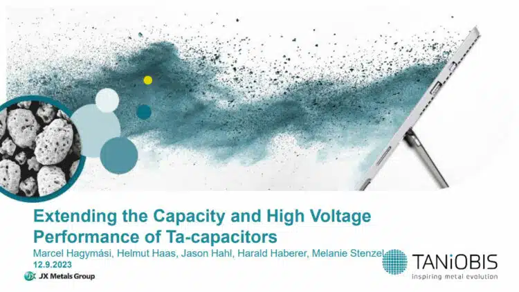 Extending the Capacity and High Voltage Performance of Ta-Capacitors