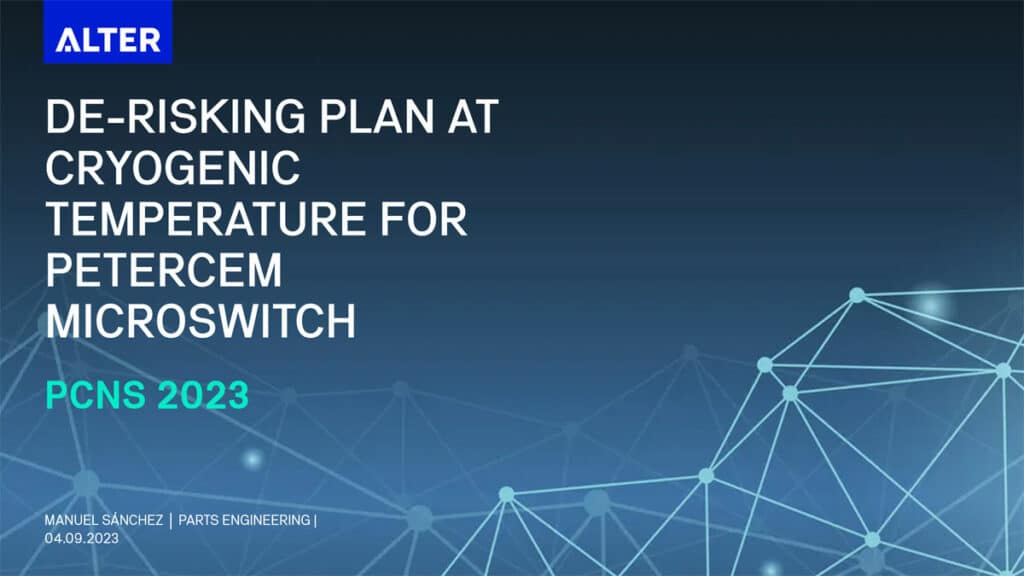 De-Risking Plan at Cryogenic Temperatures for PETERCEM Microswitch