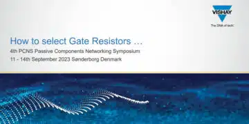 How to Select Gate Resistors